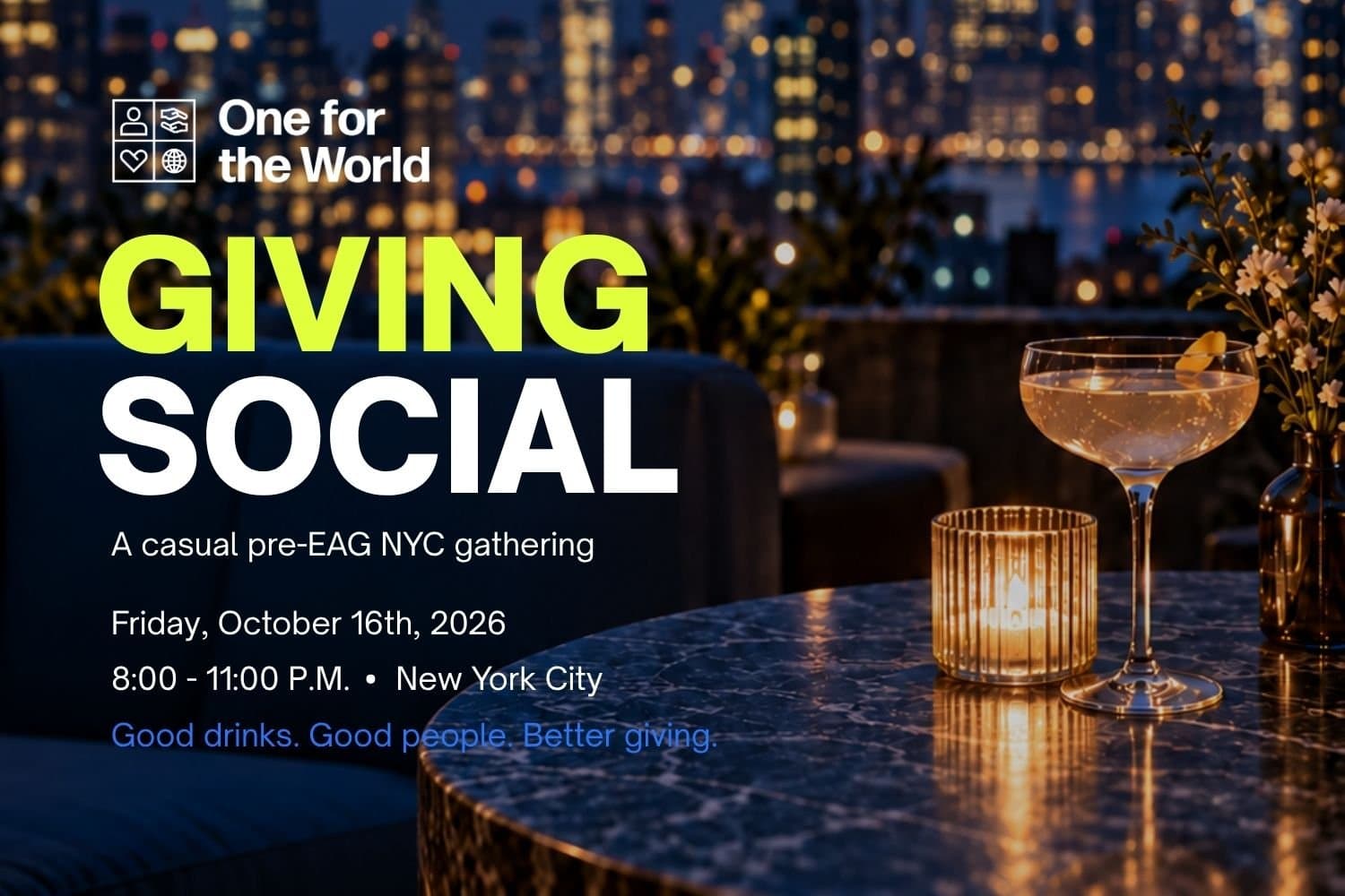 OFTW Giving Social (Location TBA) event promotional image