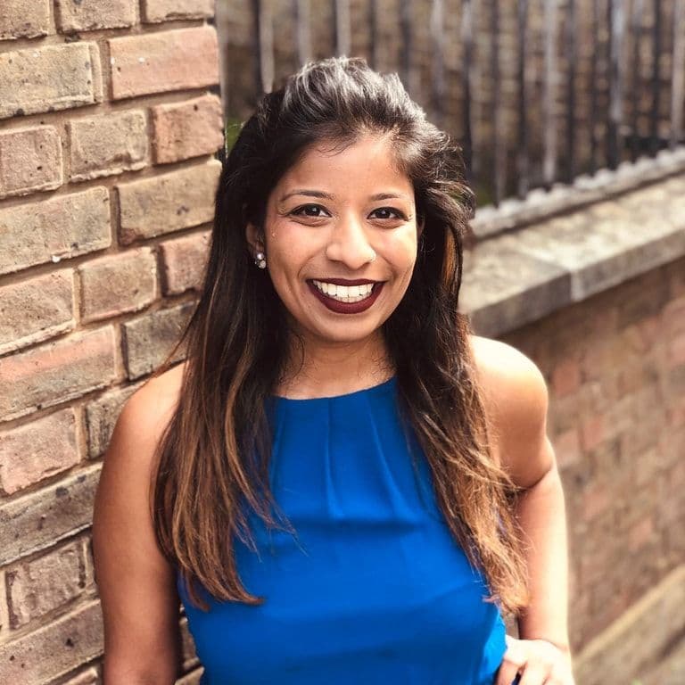 Color portrait of Rupi Sureshkumar.